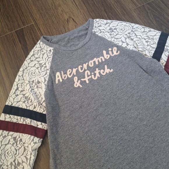 💙 Abercrombie & Fitch Soft Girls Tee Size 9/10 Loungewear Athleisure Streetwear - Picture 3 of 6